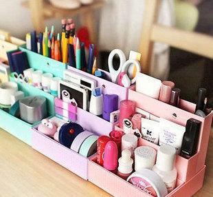 韩式精致文具 咖啡蛋糕主题桌面收纳盒的零售与代理新商机